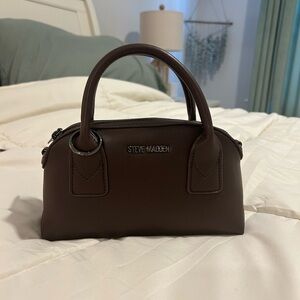 Steve Madden Leather Brown Mini Purse (Never Used)